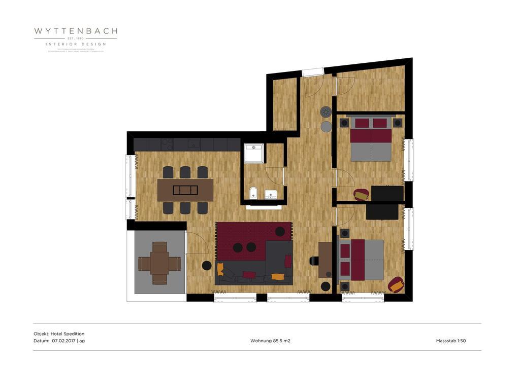 Apartment Spedition Thun Ngoại thất bức ảnh